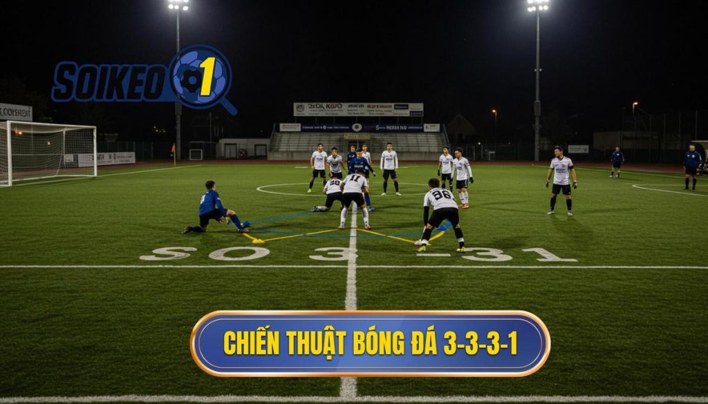 Chiến thuật bóng đá 3-3-3-1