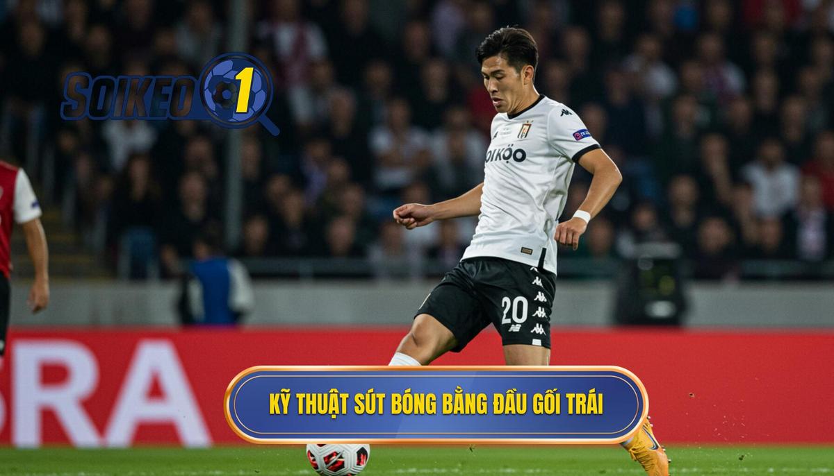 Kỹ thuật sút bóng bằng đầu gối trái