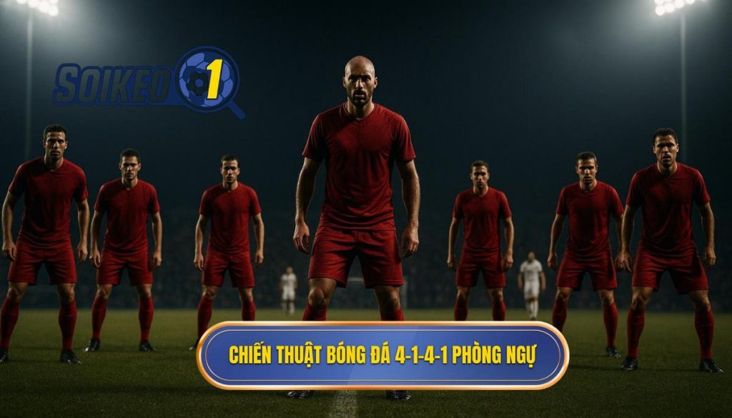 Chiến thuật bóng đá 4-1-4-1 phòng ngự